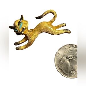 Vintage Cat Brooch